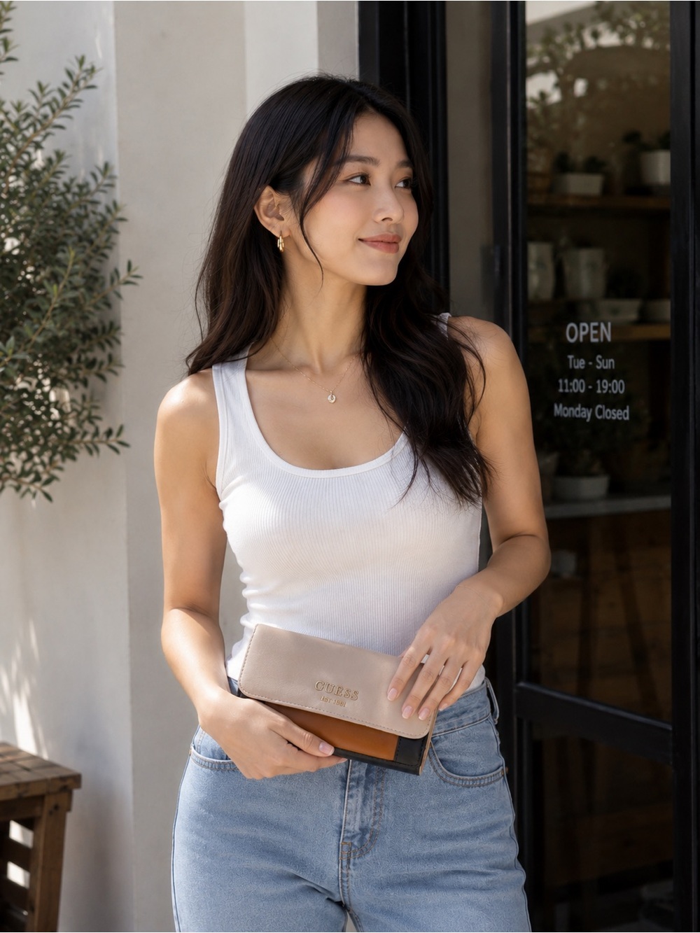GUESS Shawna Slim Clutch Wallet